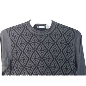 Vintage Bachrach Rayon Blend‎ Geometric Sweater Men’s Large